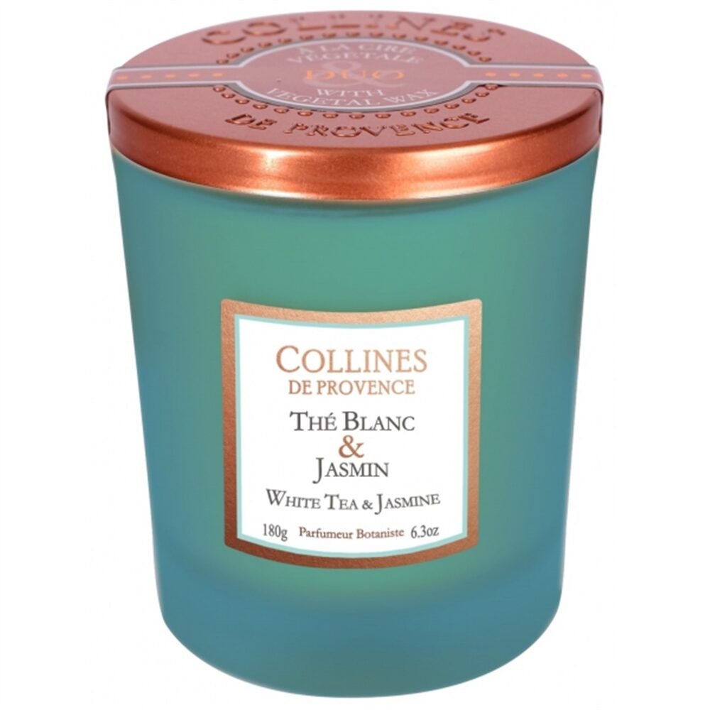 Collines Duos Perf Vela Perfumada 180grs White Tea & Jasmine
