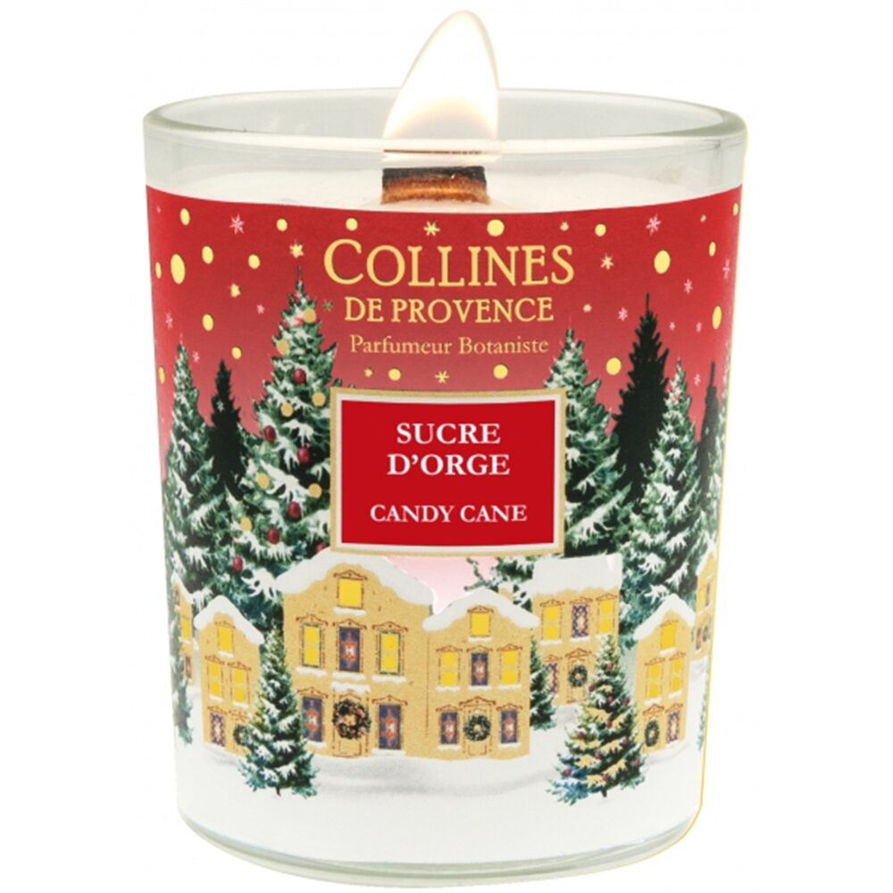 Collines Natal Vela Perfumada 75g Candy Cane