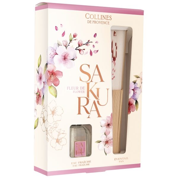 Estivales Cofret Água Fresca 50ml e leque Sakura flower