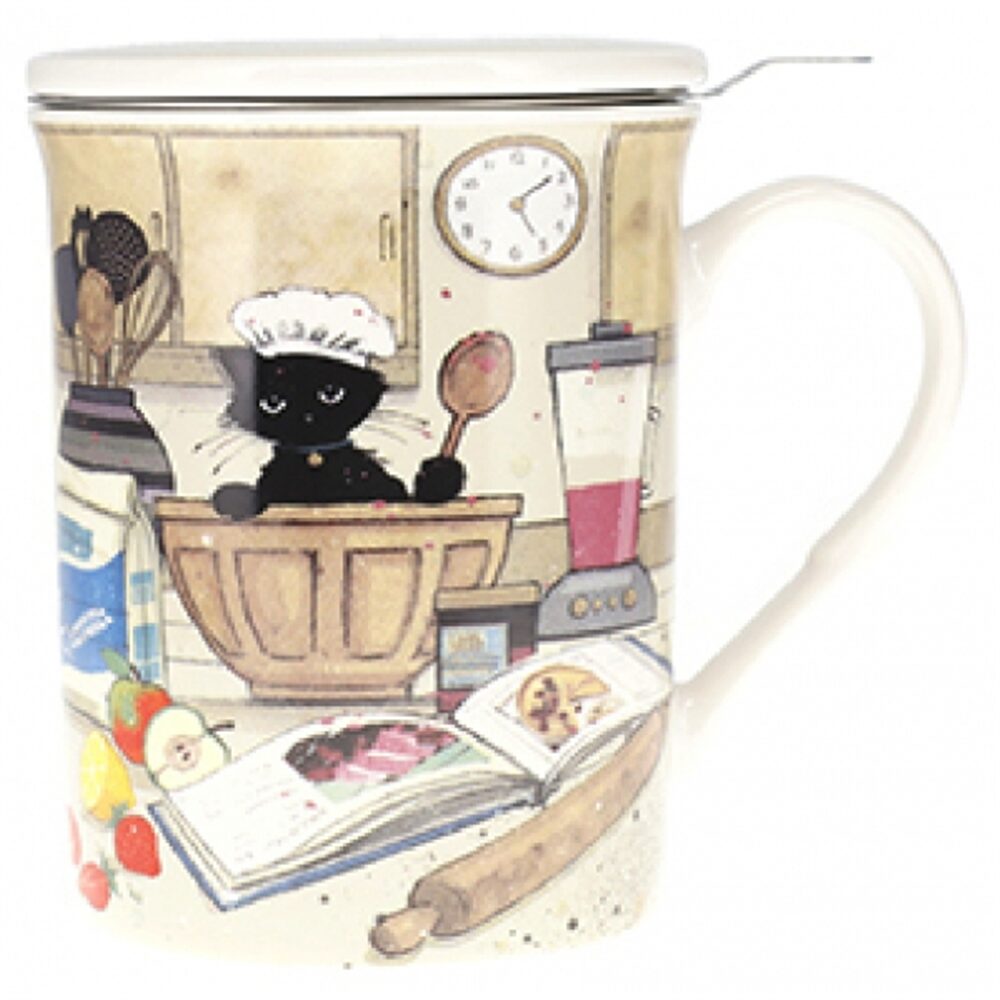 Bug Art Caneca Chá 380ml com Infusor e Tampa
