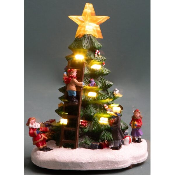 Arvore Natal c/luzes 18cm