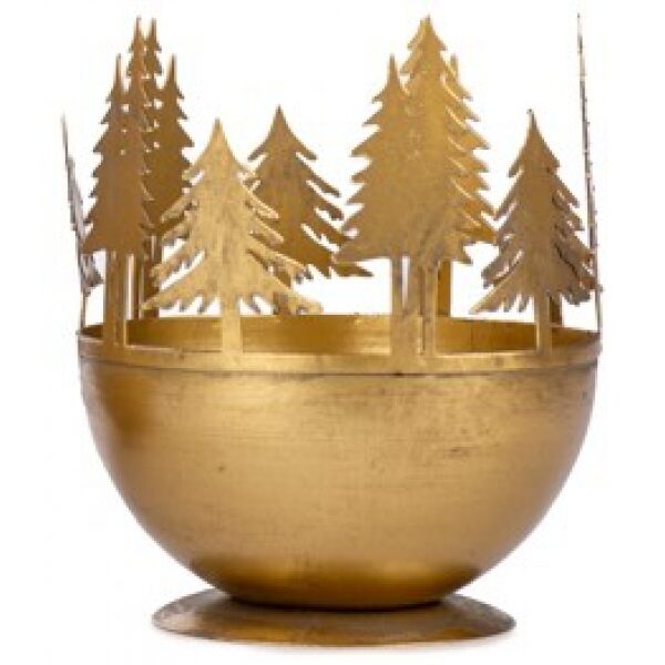 Tealight Pinheiri Natal 16cm