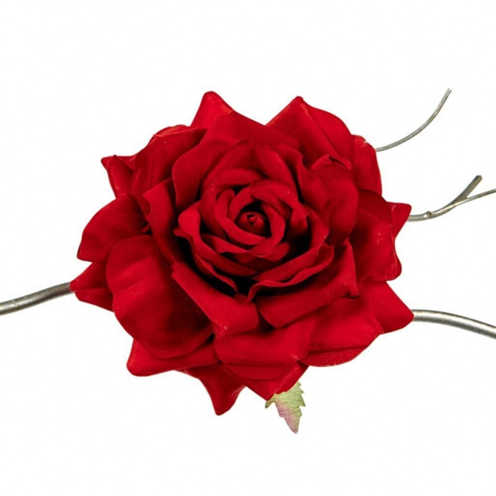 Rosa vermelha c/clip