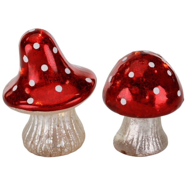 Cogumelo c/led 14/16cm