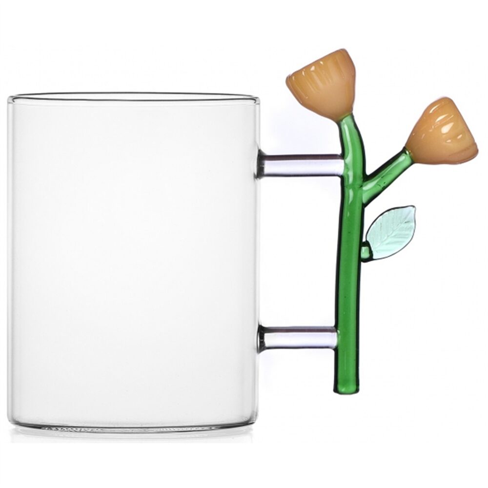 Caneca Botanica Flor ambar