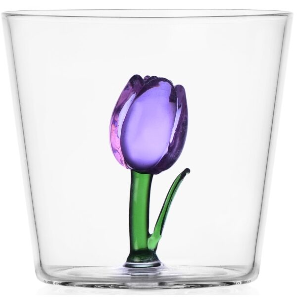 Copo Botanica Tulipa lilás