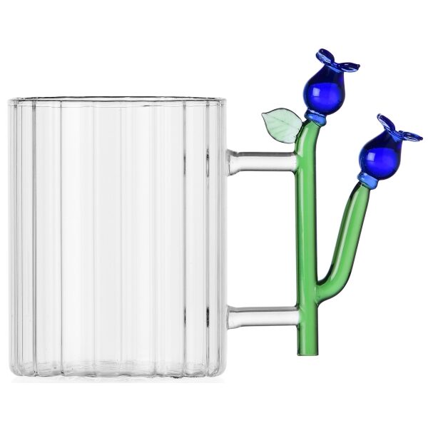 Caneca Botanica Flor azul