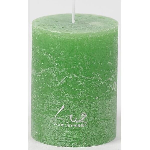 Vela Verde Trevo 6cm x 8cm