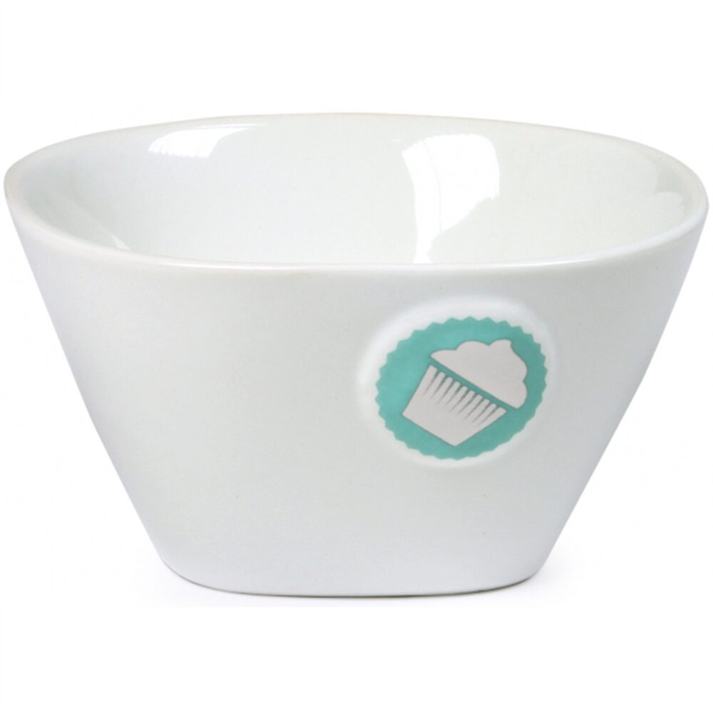 Lilys Cup Cake - Taça branca logo verde Ø9,5cm