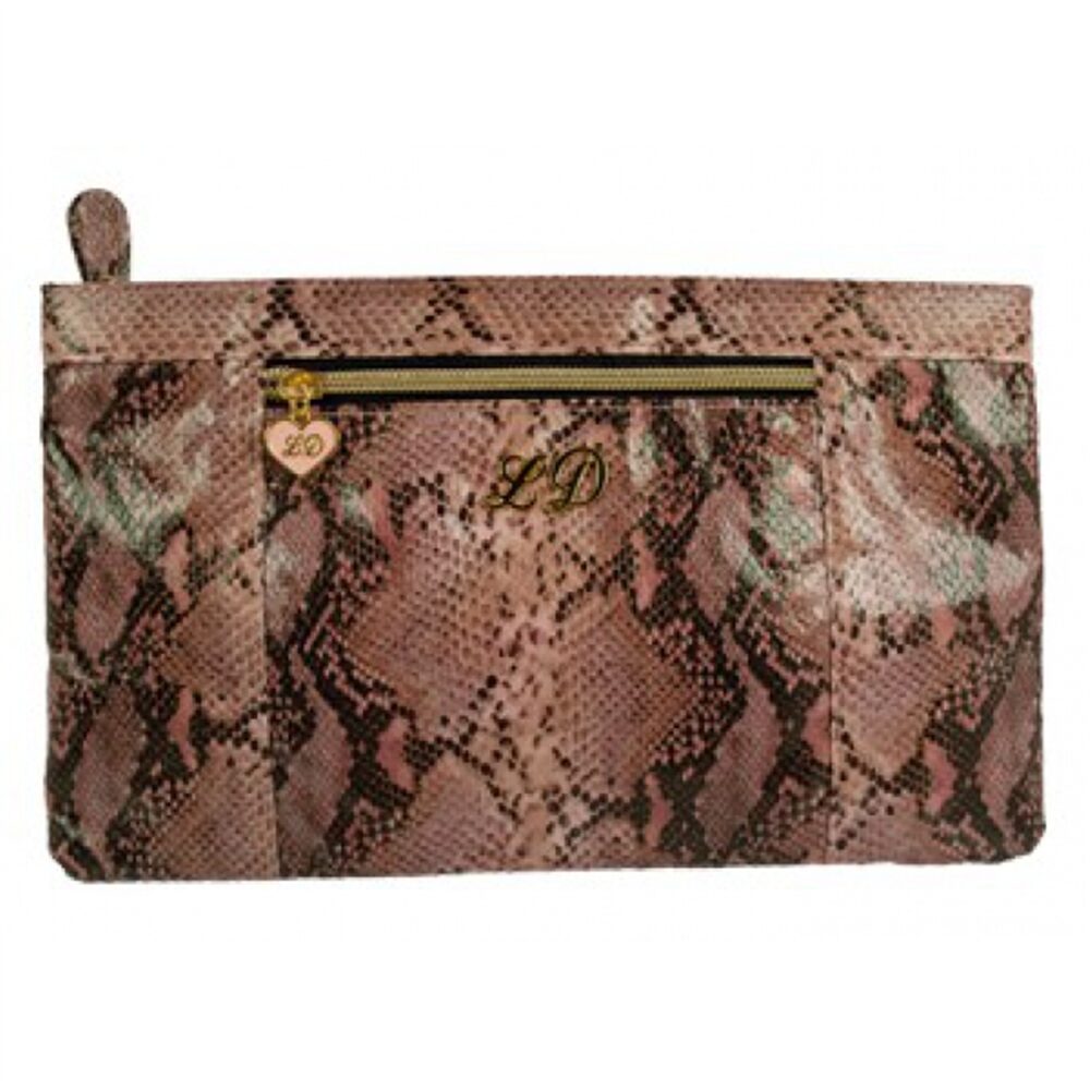 Little Diva - Bolsa cosmeticos Snake Pink - L
