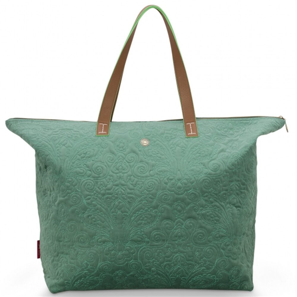 PiP Studio Saco Tote Veludo Days Verde 66x20x44cm