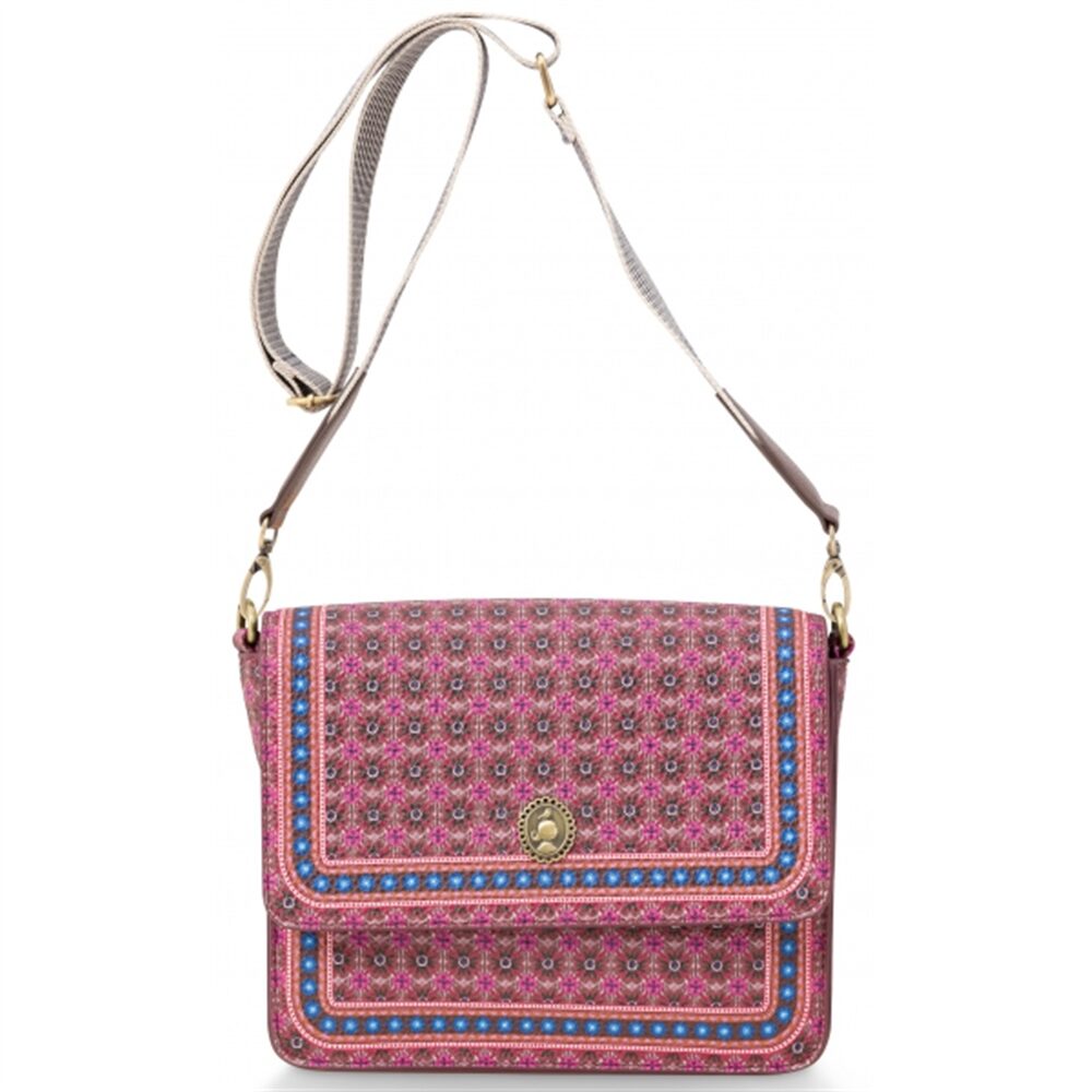 PiP Bolsa Ombro pequena Clover Rosa 19x6x16cm