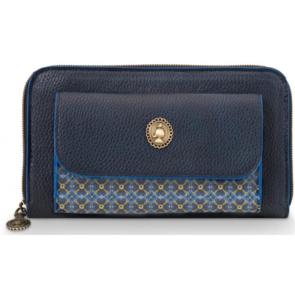 Pip Carteira Bolso Wally Azul 19.5x4.5x11cm