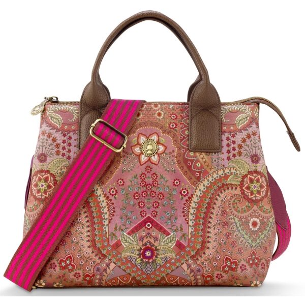 PiP Studio Saco Mão M Fia Jabali Vermelho 26.5x14x22cm