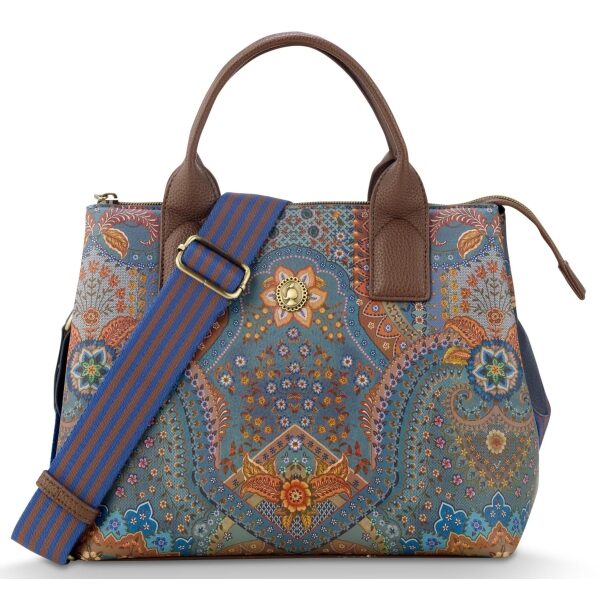PiP Studio Saco Mão M Fia Jabali Azul 26.5x14x22cm