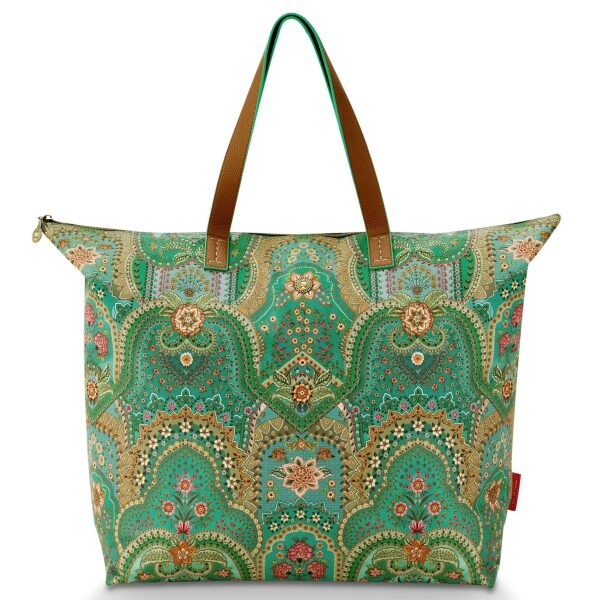 PiP Studio Saco Tote L Tilda Jabali Verde 66x20x44cm