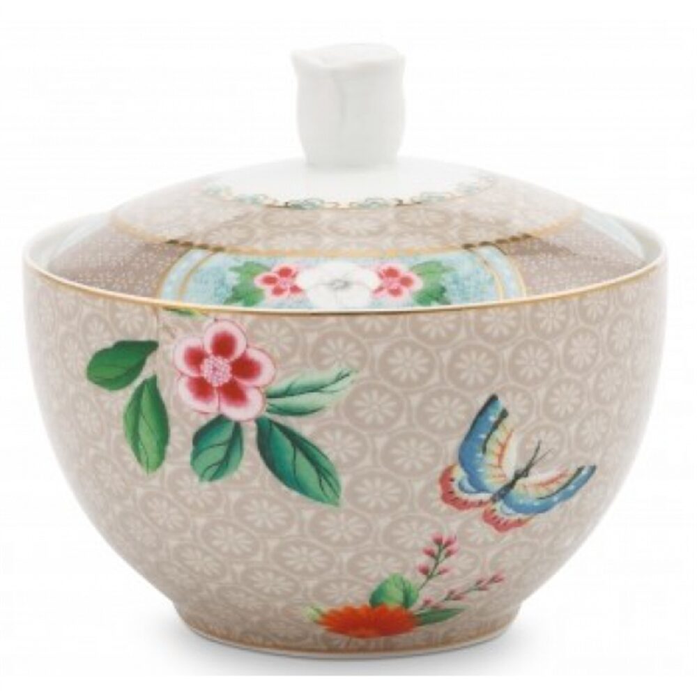 PiP Studio Blushing Birds - Açucareiro Khaki