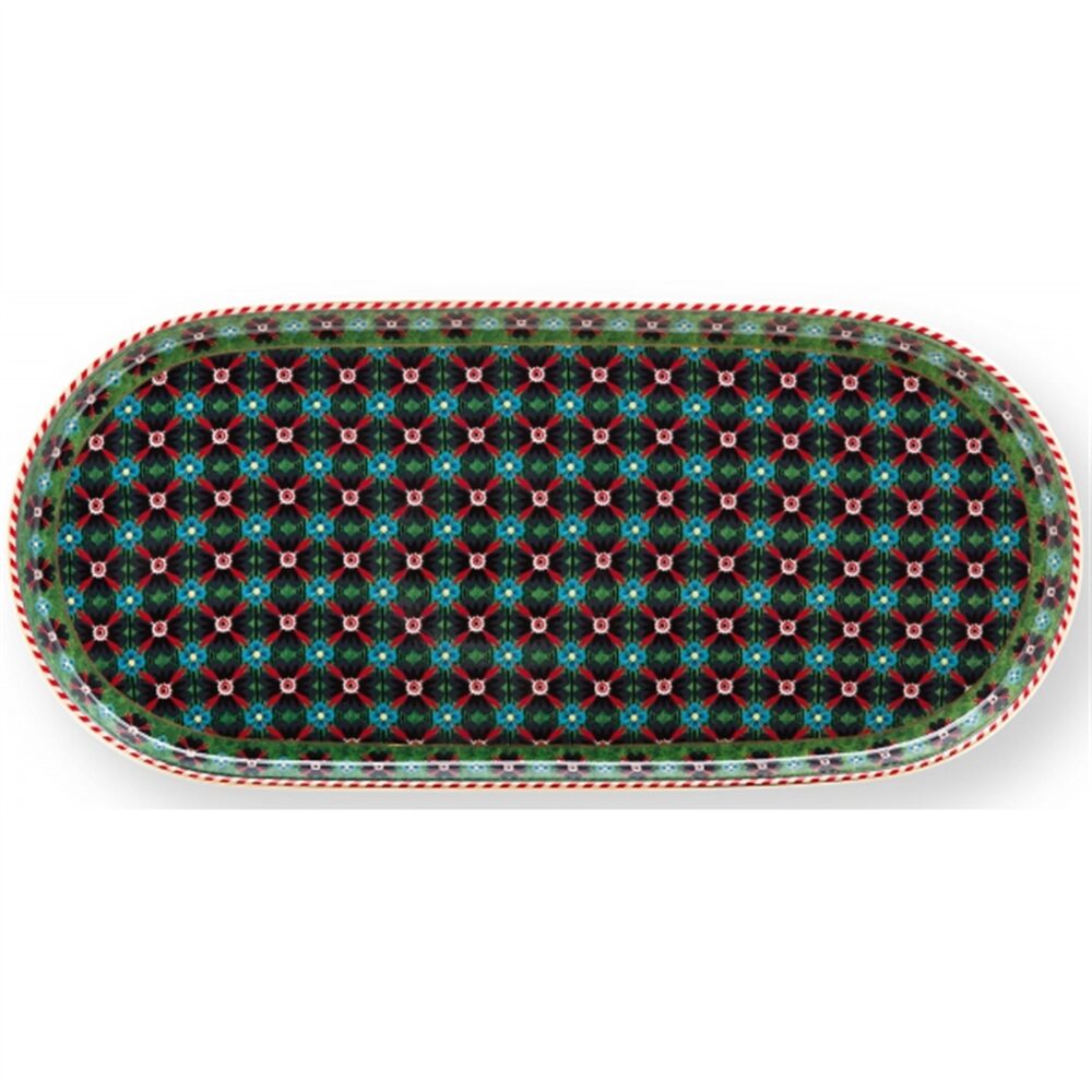 PiP Berry Blues Prato rectangular Clover Verde 25x12cm