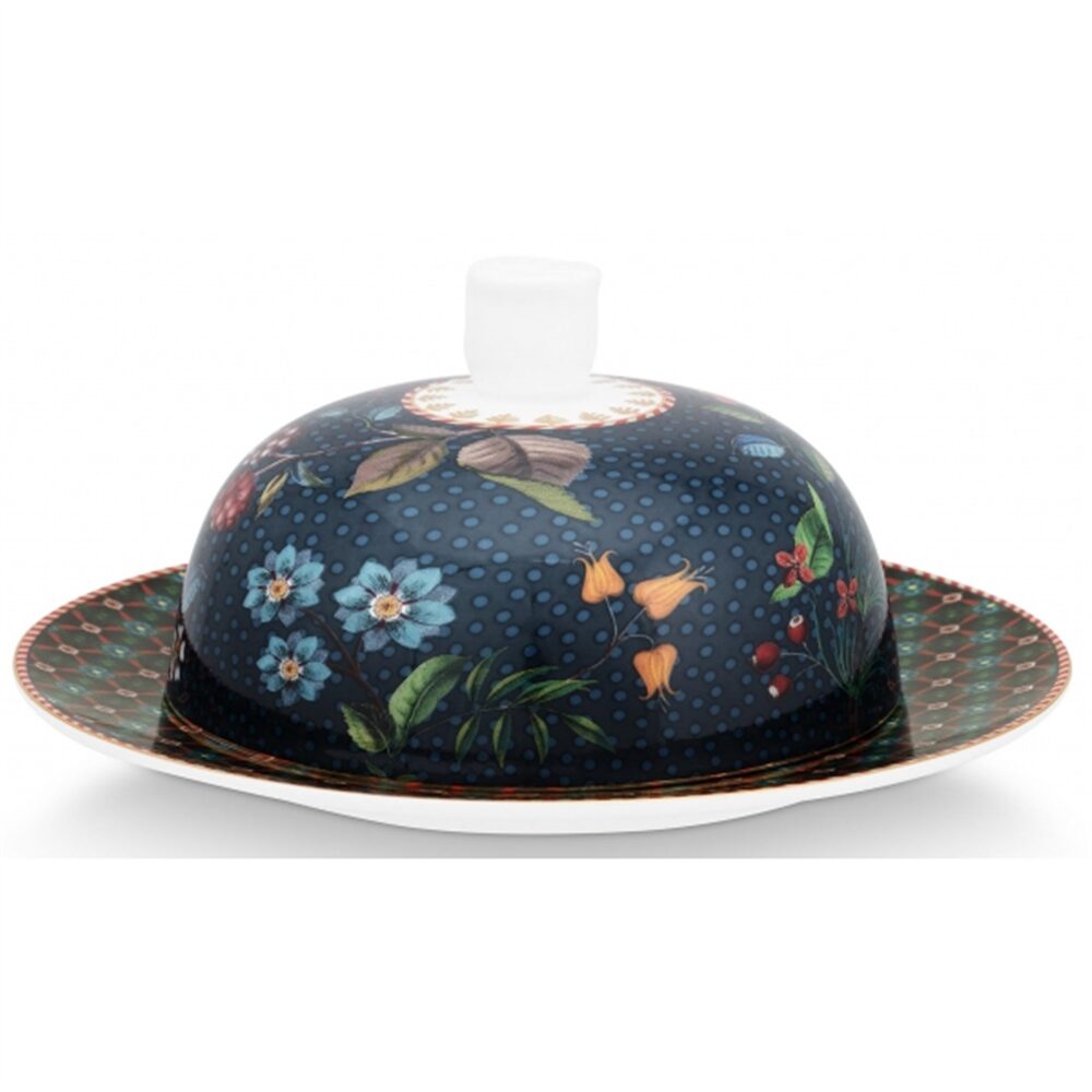 PiP Berry Blues Manteigueira Azul 17x8cm
