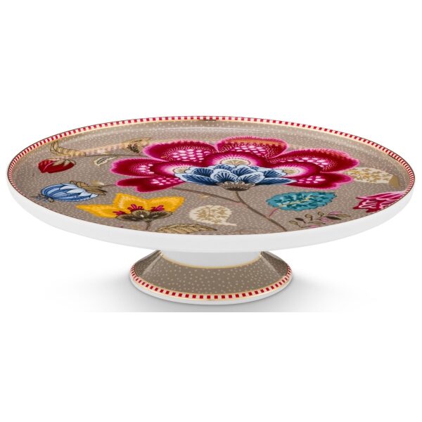 PiP Blooming Tales Prato para bolos Mini 21cm Fantasy Khaki