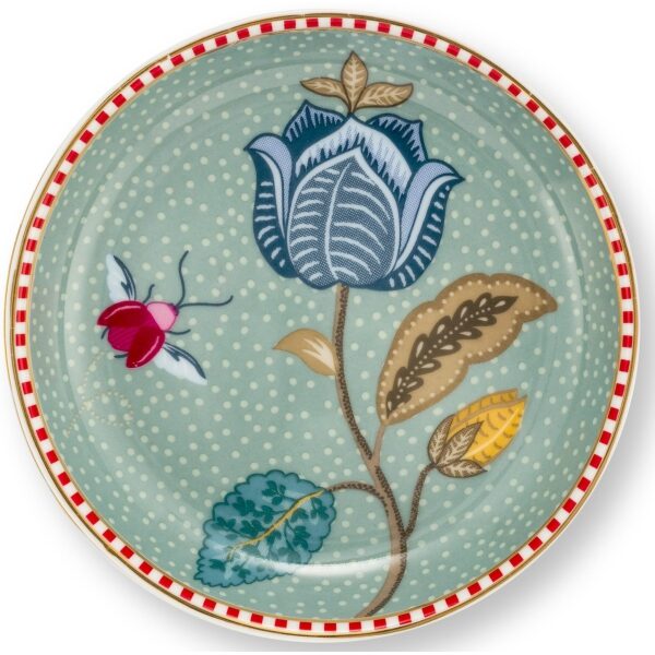 PiP Blooming Tales Pratinho Chá Fantasy Azul 9cm
