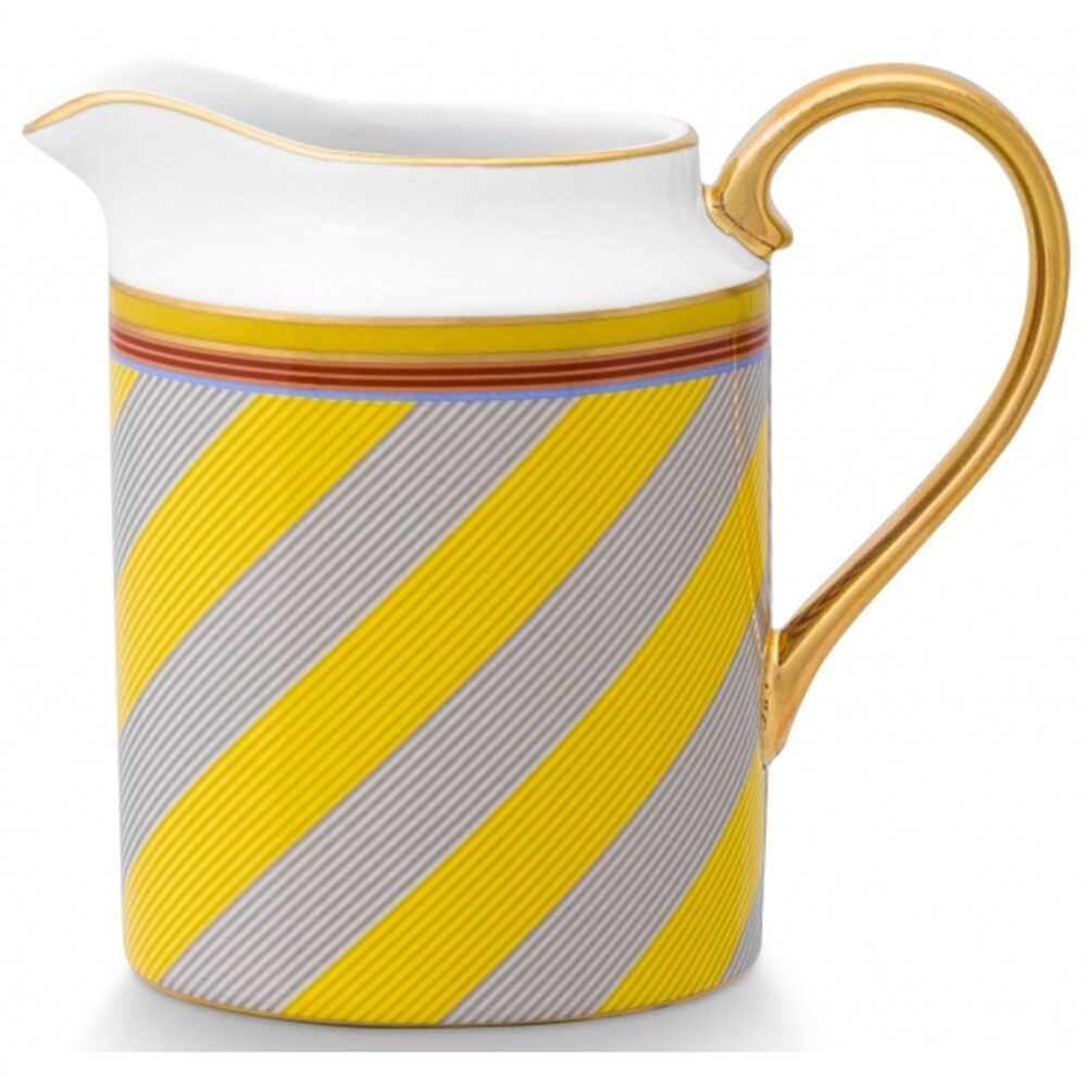 PiP Chique Leiteira Riscas Amarelo 260ml