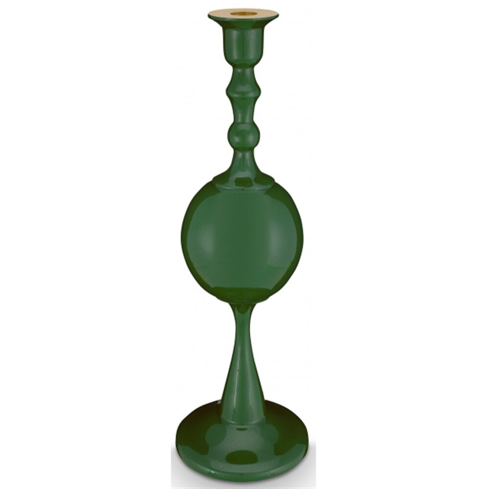 PiP Studio Castiçal Metal Sphere Medio Verde 37cm