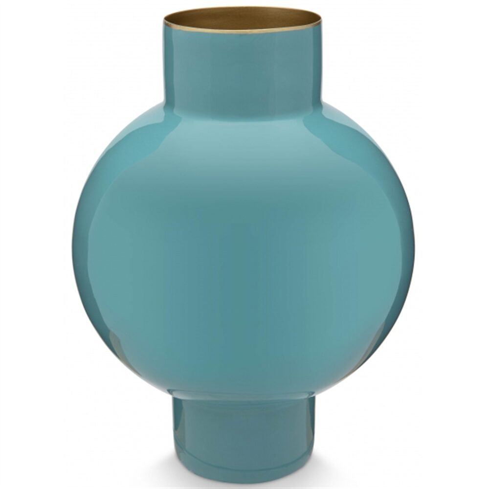 PiP Vaso metal Pequeno Verde água 18x24cm