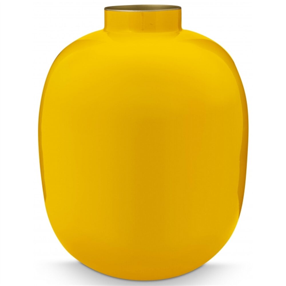 PiP Vaso metal Ocre 32cm