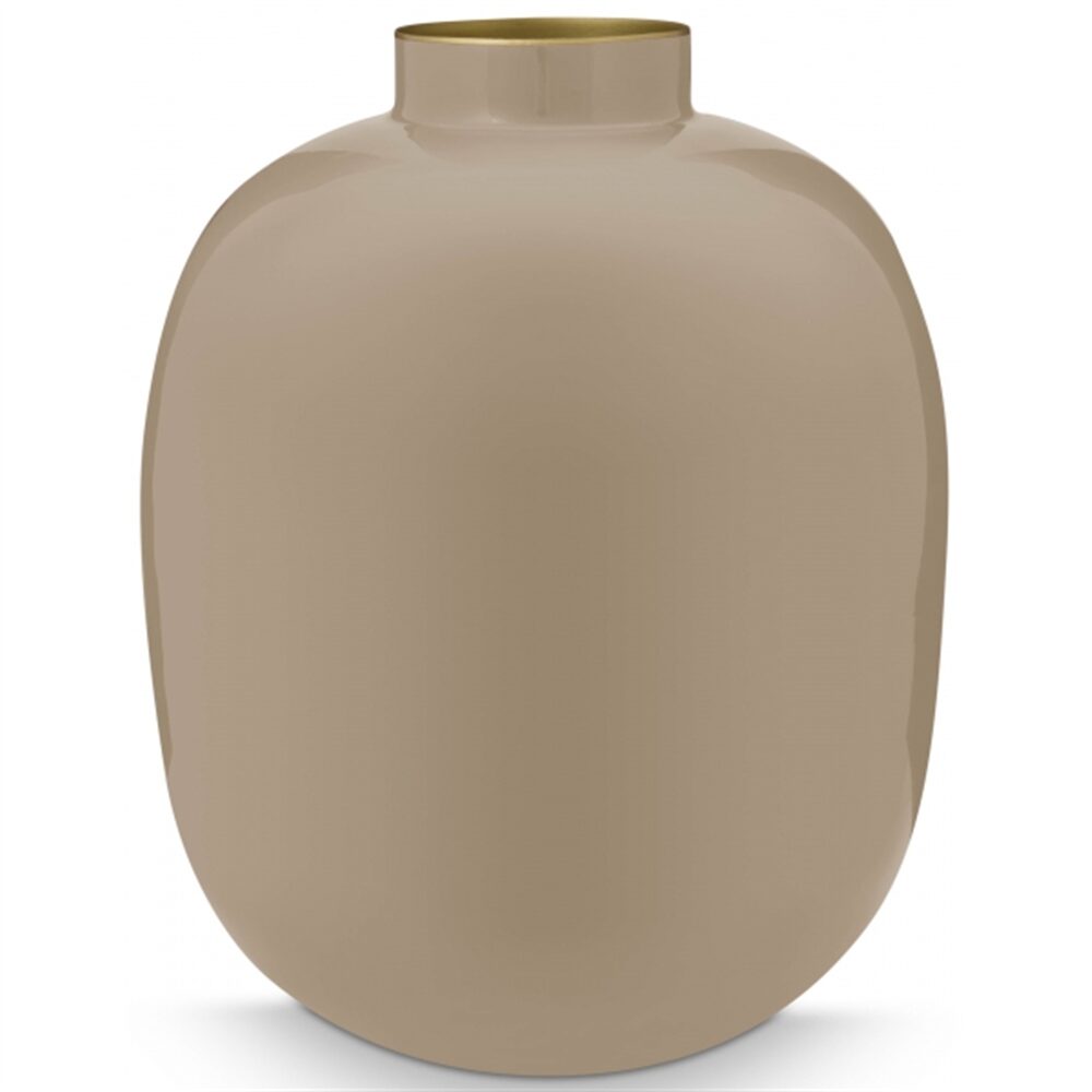 PiP Vaso metal Khaki 32cm