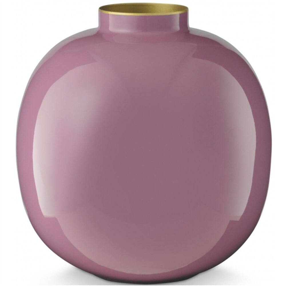 Pip Vaso Metal Lilás 23cm