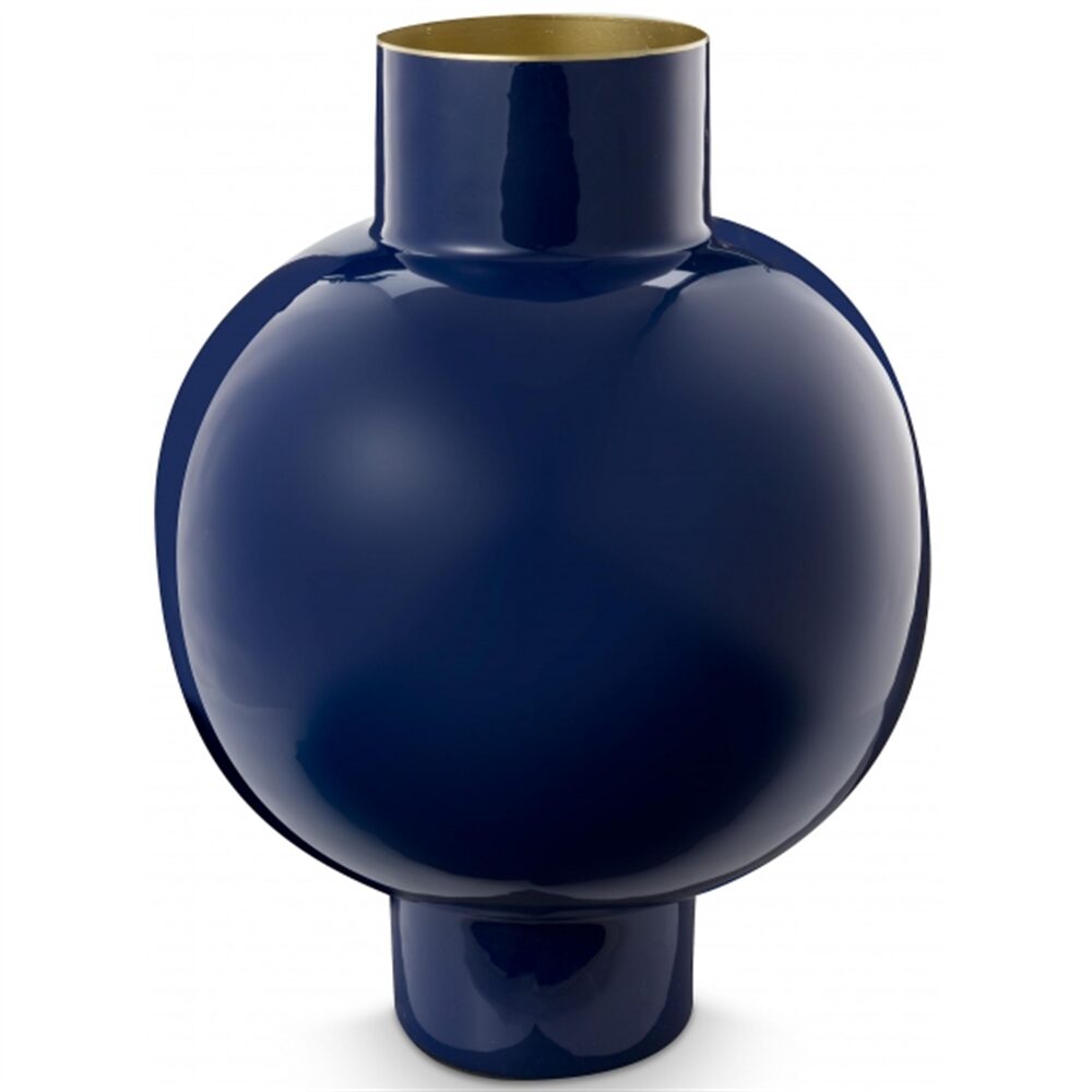 PiP Vaso Metal Grande Azul Royal 31.5x42cm