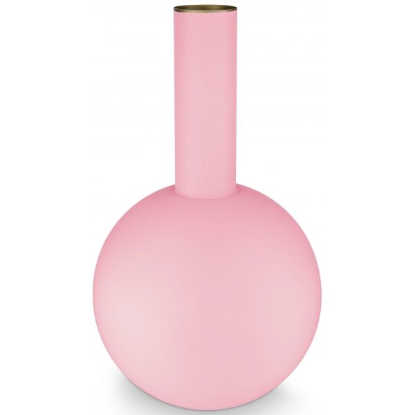 Pip Studio Vaso Metal L Rosa Calro Matt 24.5x42cm