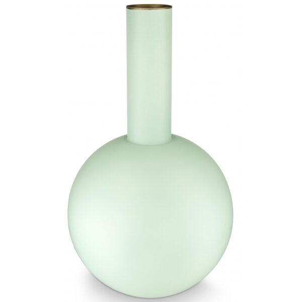 PiP Studio Vaso Metal L Azul Claro Mat 24.5x42cm