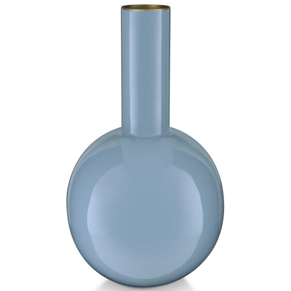PiP Vaso Metal Azul Claro 19x33cm