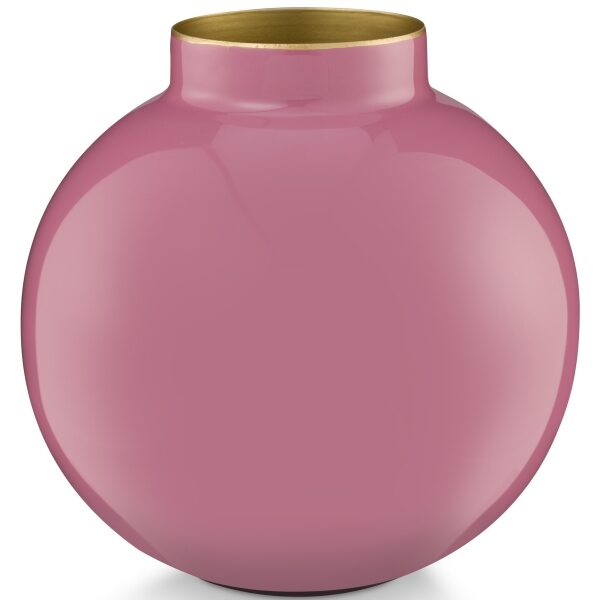 PiP Studio Vaso Metal Rosa 17cm
