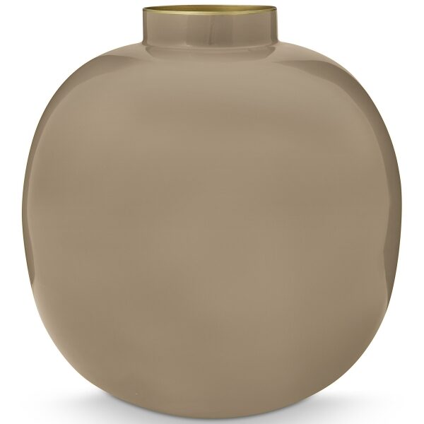 PiP Studio Vaso Metal Khaki 23cm