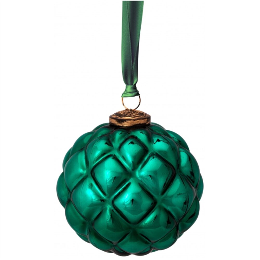 PiP Studio Ornamento Vidro Verde Escuro 12.5cm