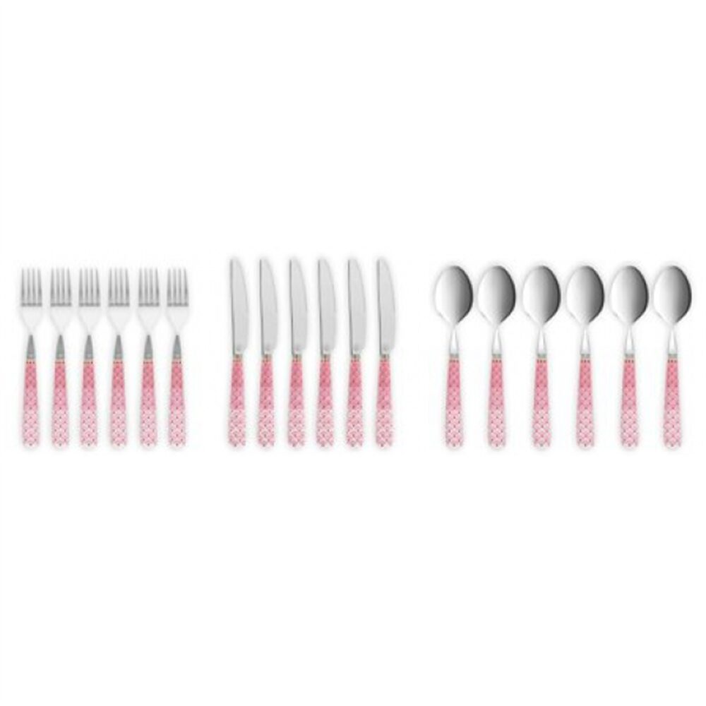 PiP Studio Floral Set/18 pcs talheres Rosa