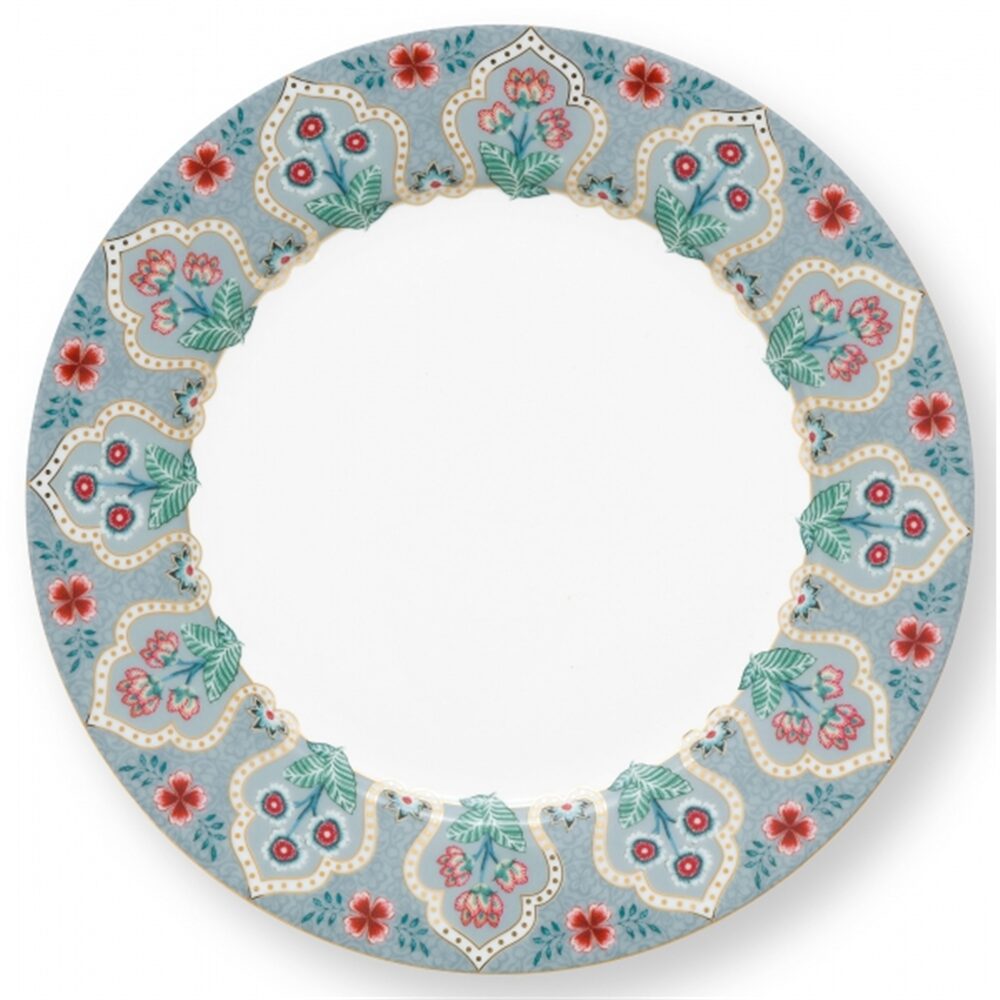 PiP Studio Flower Festival Deco Prato Azul Claro 21cm