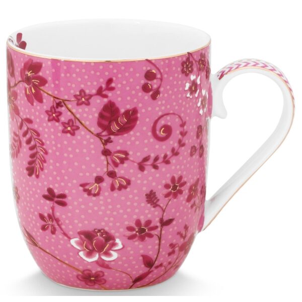 PiP Studio Jolie Caneca 145ml Flowers Rosa