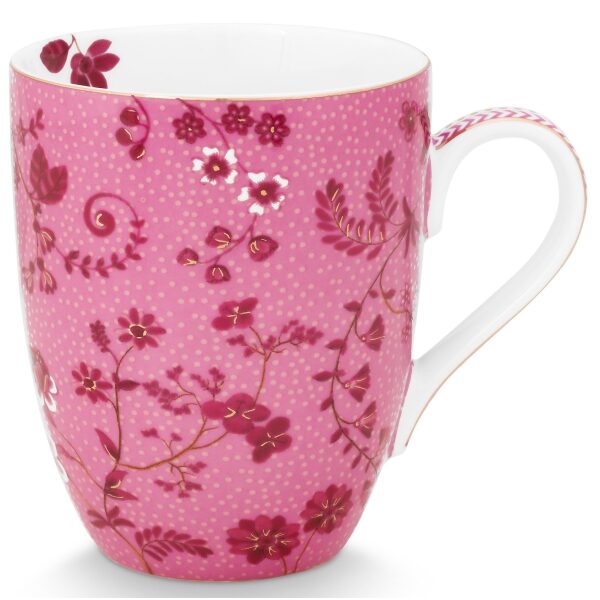PiP Studio Jolie Caneca 350ml Flowers Rosa