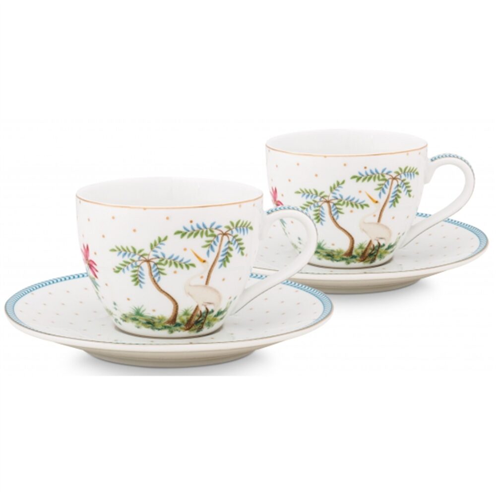 PiP Studio Jolie Conj.2 Chavenas Expresso c/Pires Dots Ouro