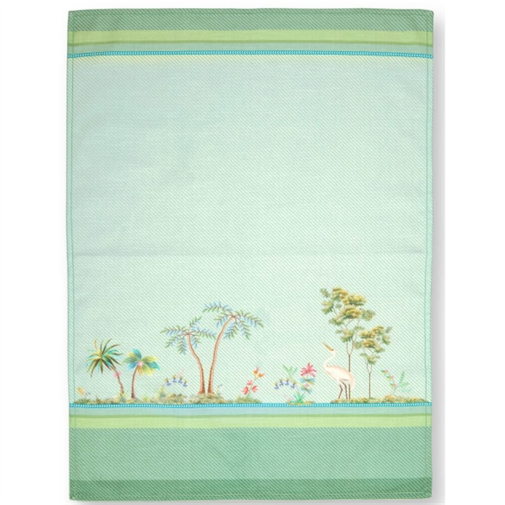 PiP Jolie Toalha Chá Heron pequeno Verde 50x70cm