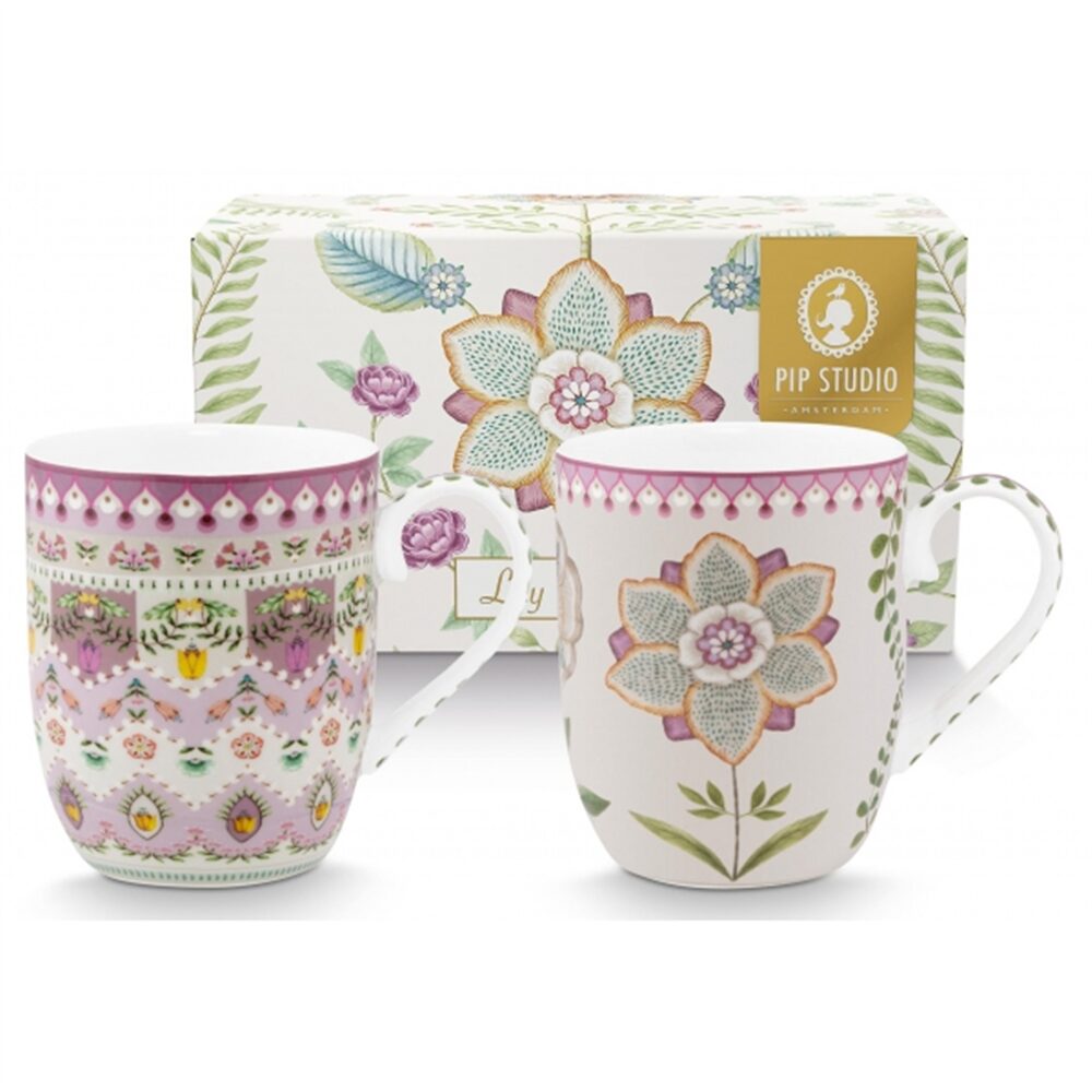 Pip Lily&Lotus Conj 2Canecas Pequenas 145ml