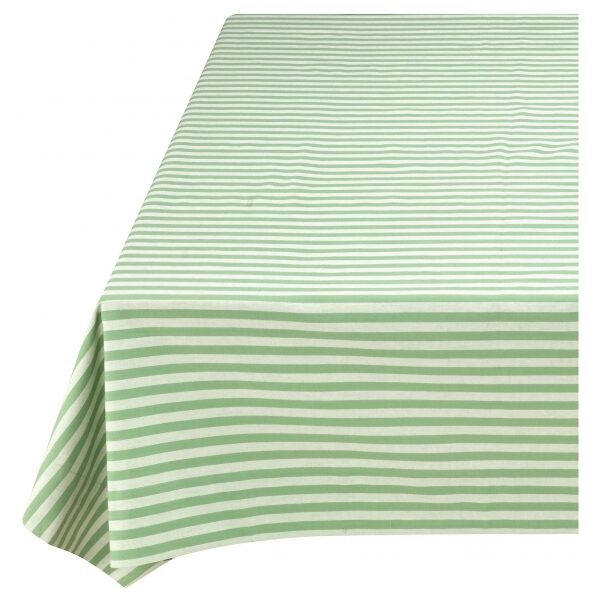 Pip Lily&Lotus Toalha Mesa Riscas Verde Claro 180x300cm