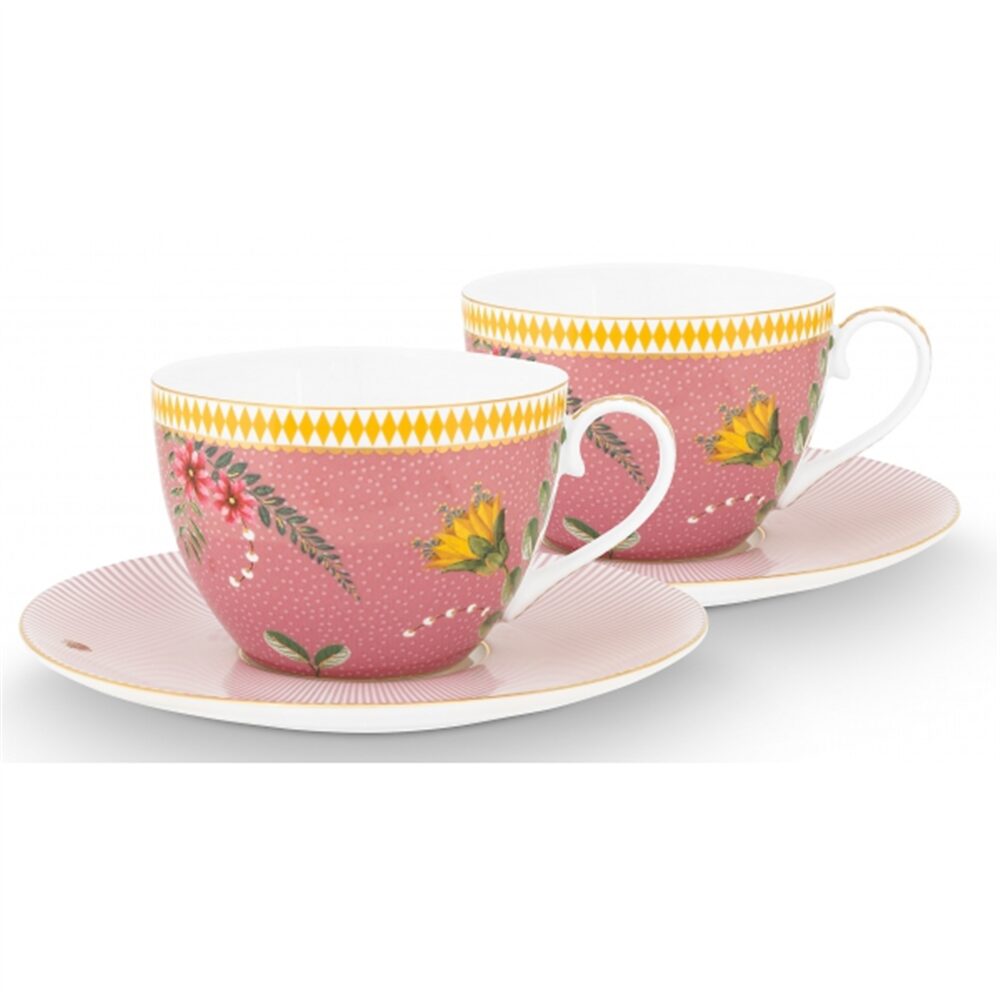 PiP Studio La Majorelle Conj 2 Chávenas Cappuccino Rosa 280m