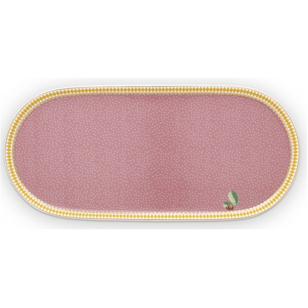 PiP Studio La Majorelle Prato para Bolos Rectangular Rosa 25