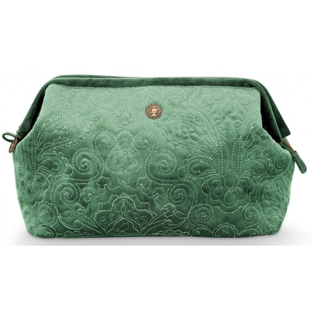 PiP Studio Veludo Quilted Bolsa XL Verde 30x20.7x13.8cm