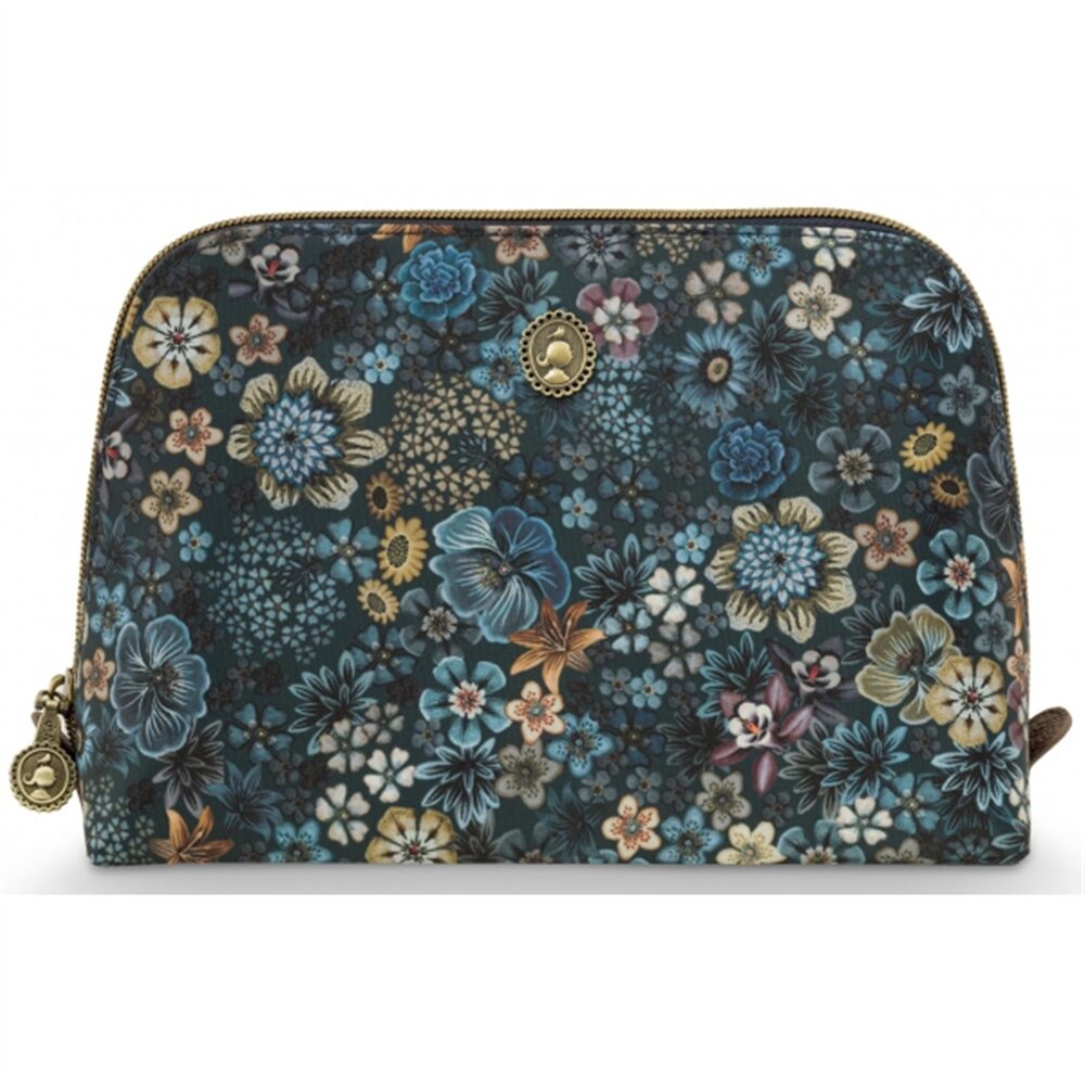 PiP Coby Bolsa Cosméticos Triangular Medio Tutti i Fiori Azu